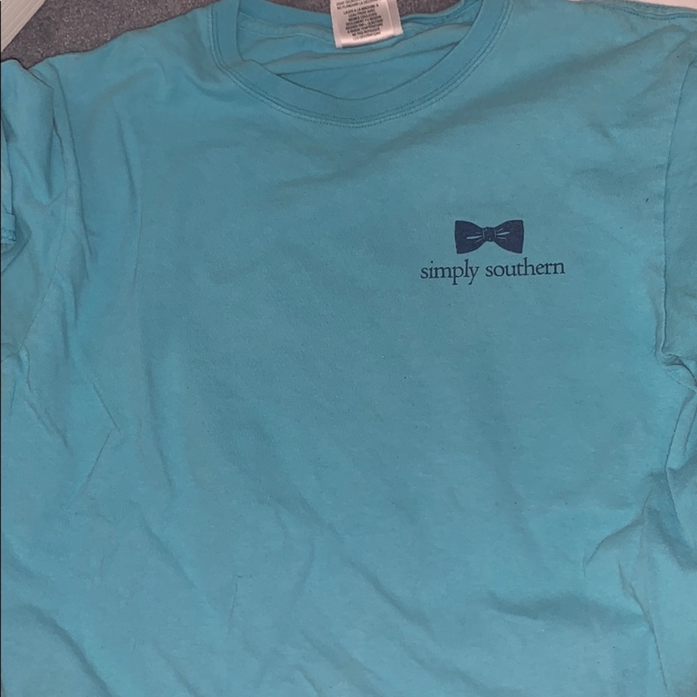Blue simply southern shirt